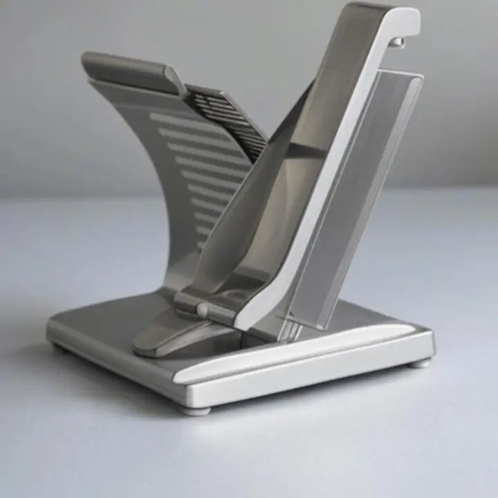 Inteligentna waga kuchenna KitchenLabX Scale Pro na drewnianym blacie.