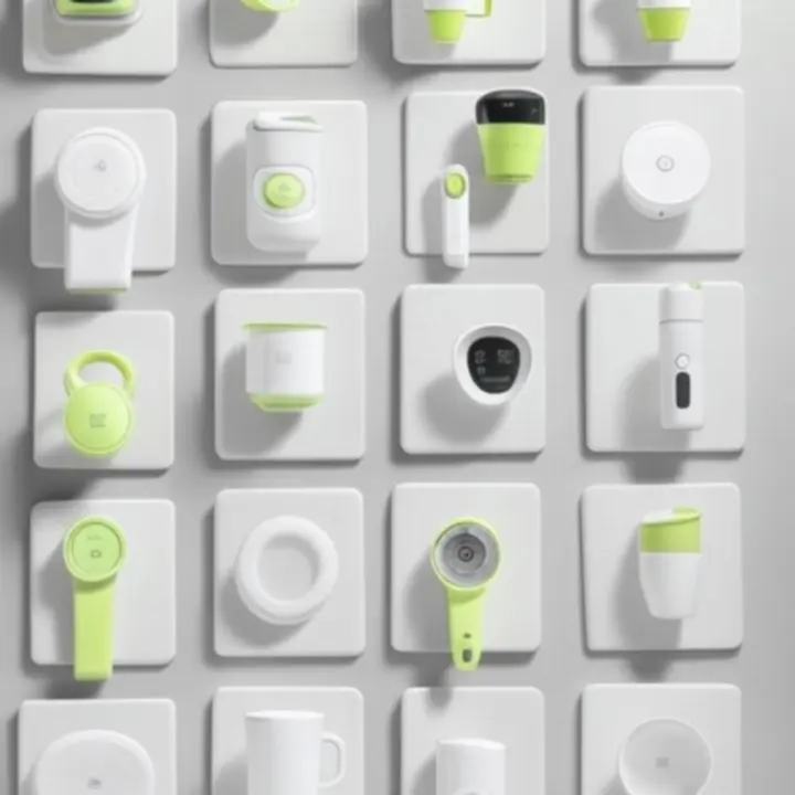 Siatka różnych gadżetów kuchennych przedstawiających katalog produktów KitchenLabX