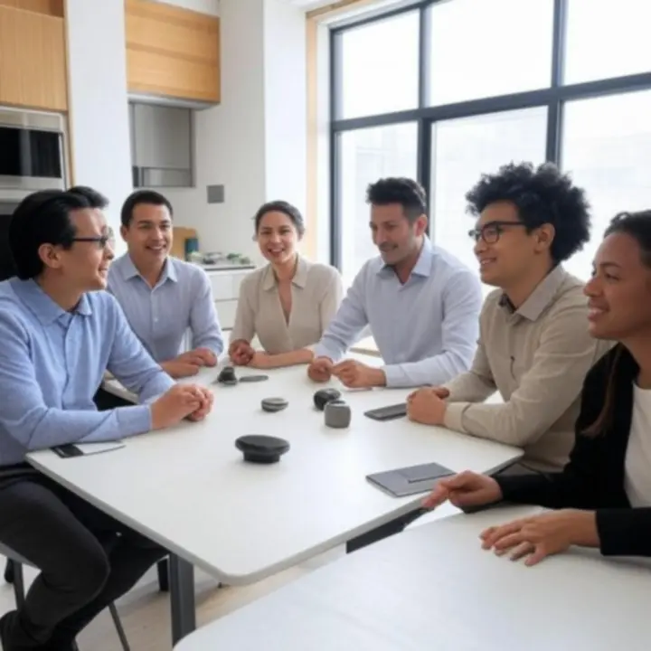 Zespół KitchenLabX pracujący nad selekcją nowoczesnych gadżetów kuchennych